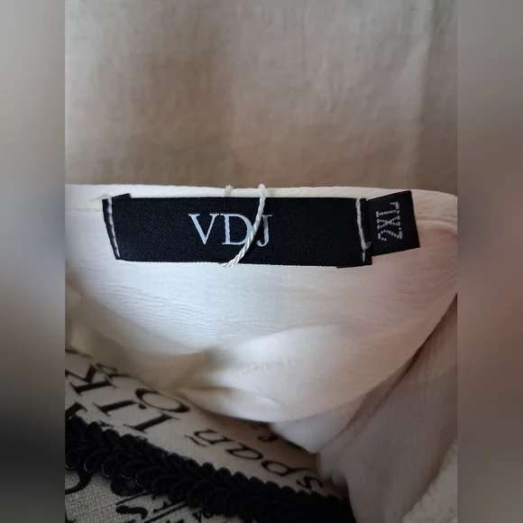 VDJ 2x Womens Blouse Ruffle Sleeve - Picture 6 of 7